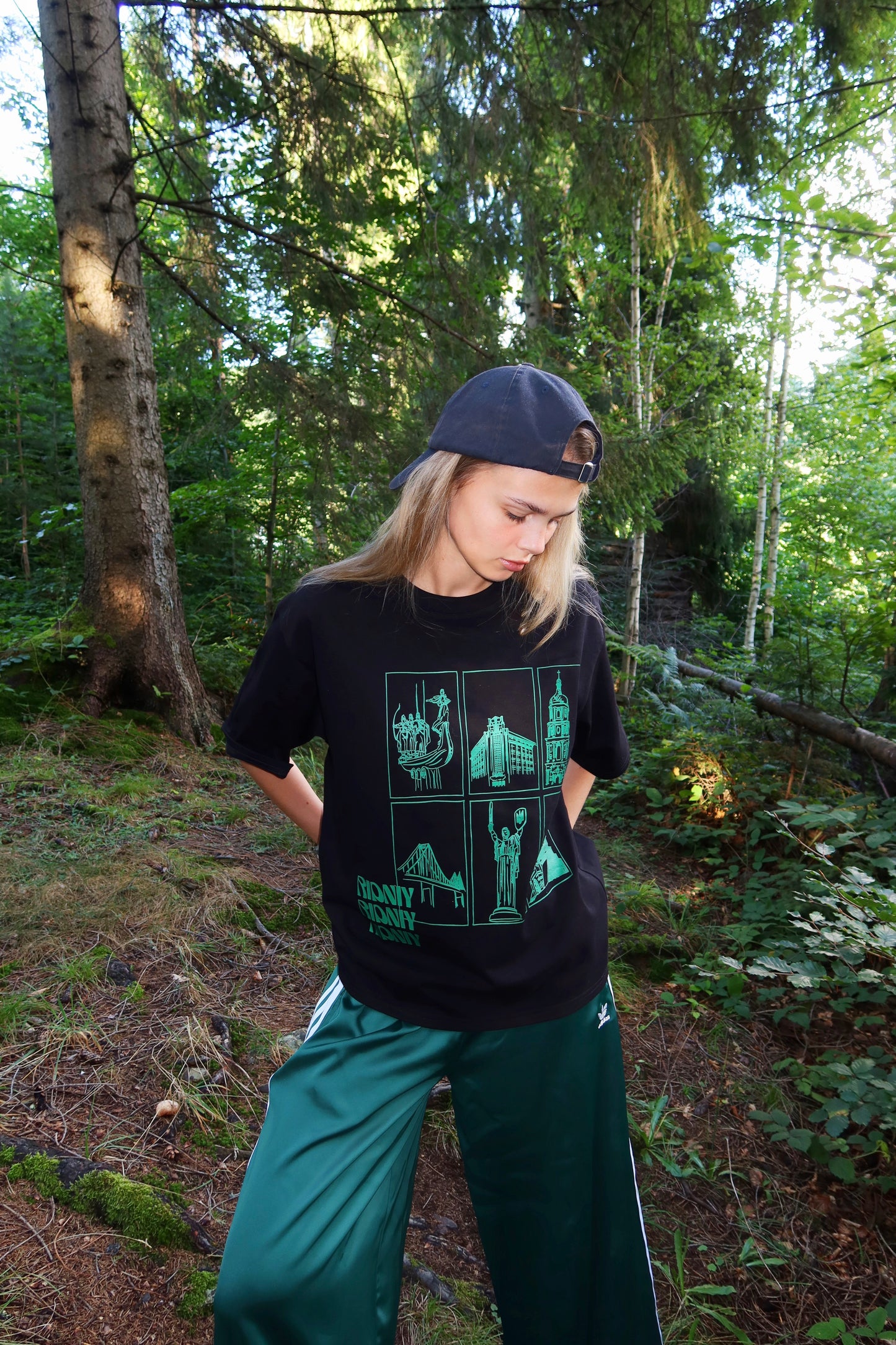 Black T-shirt Kyiv Drop Vol. 1