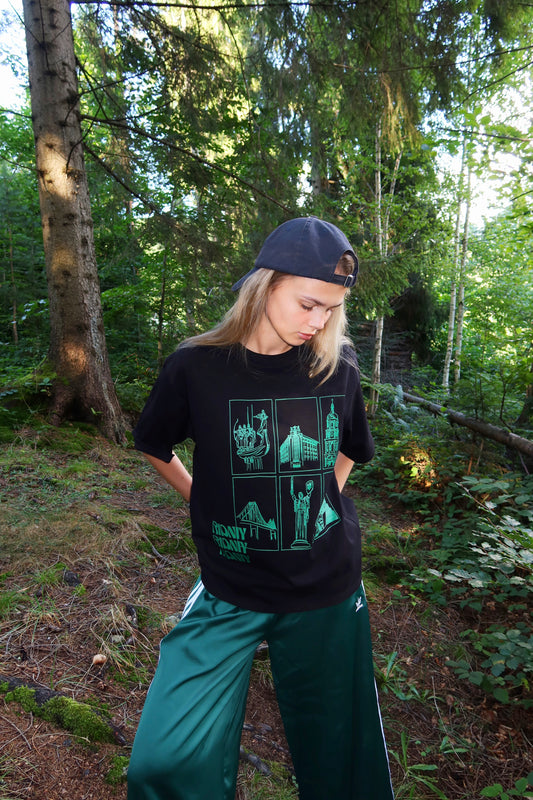 Black T-shirt Kyiv Drop Vol. 1